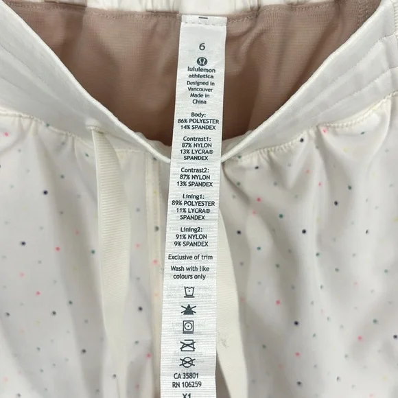 Lululemon Hotty Hot Shorts in RARE Funfetti Women’s Size 6 - Picture 2 of 10